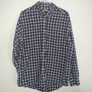 Vintage Arrow Big Shirt Blue Plaid L